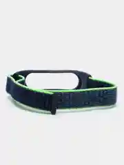 Лимонный ремешок нейлоновый для Xiaomi mi band 4/5/6/7, на липучке, Сяоми ми банд