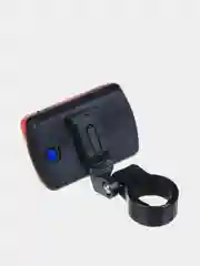 Фонарь велосипедный, задний, 7 режимов, 5 LED, 2 x АА, 6 х 4.5 х 3 см