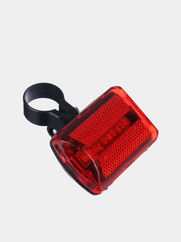 Фонарь велосипедный, задний, 7 режимов, 5 LED, 2 x АА, 6 х 4.5 х 3 см