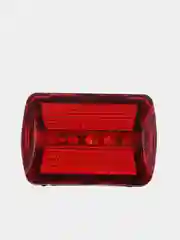 Фонарь велосипедный, задний, 7 режимов, 5 LED, 2 x АА, 6 х 4.5 х 3 см