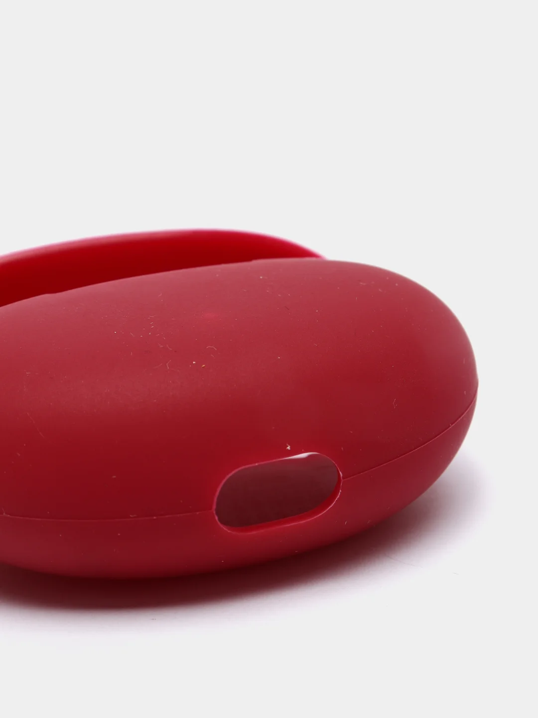 Бордовый чехол на Huawei FreeBuds 4i для беспроводных наушников КАРТОФАН силиконовый матовый тонкий