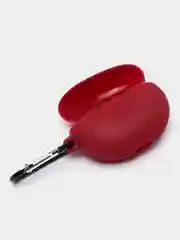 Бордовый чехол на Huawei FreeBuds 4i для беспроводных наушников КАРТОФАН силиконовый матовый тонкий