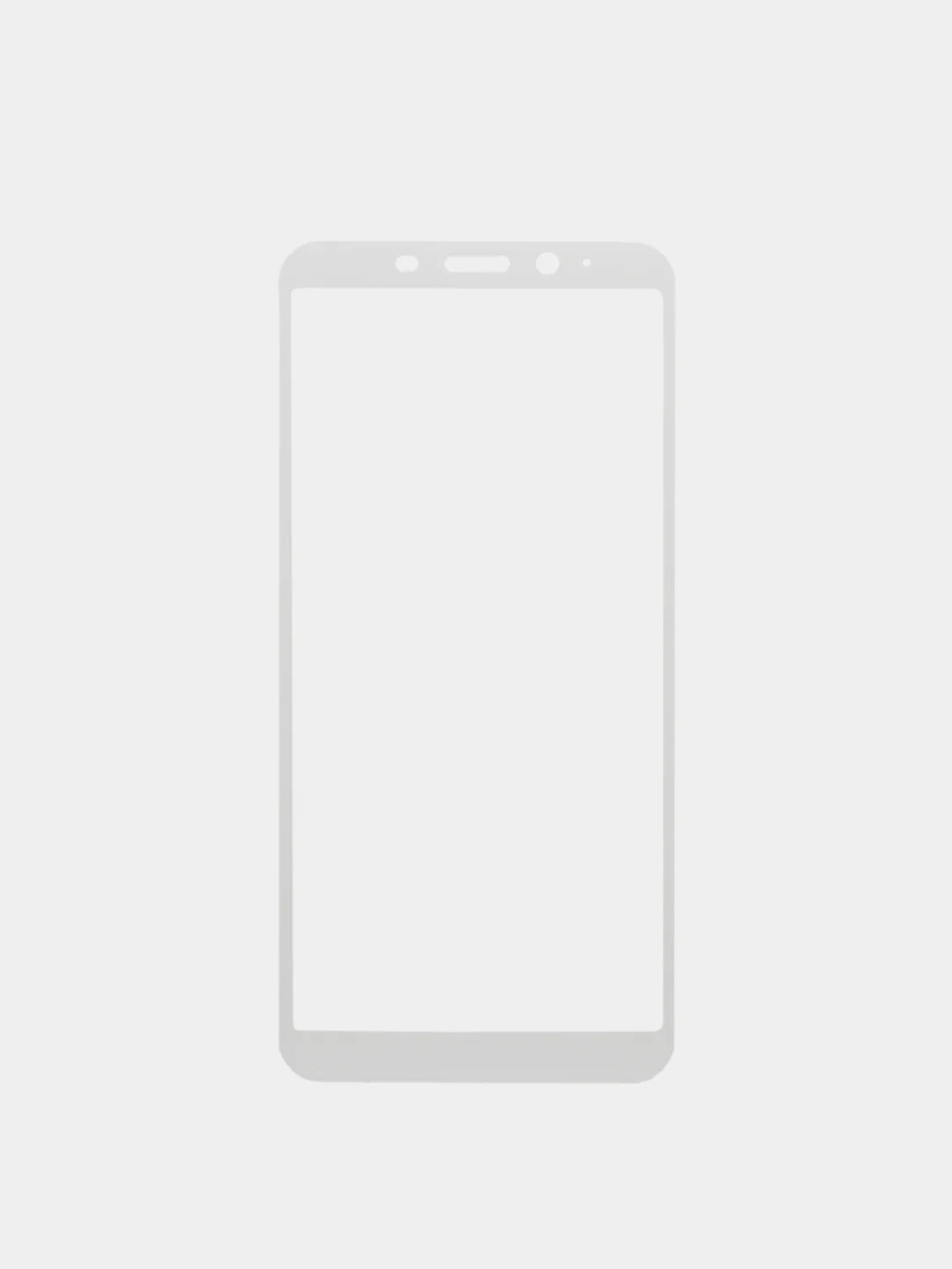 Белый гибридное защитное стекло для Meizu M6s