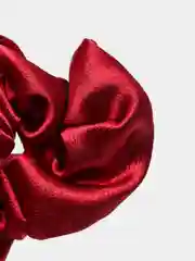 Багровый шелковая резинка для волос
