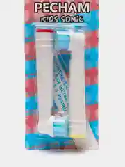 Сменные насадки для детской электрической зубной щетки PECHAM Kids Sonic, 2 шт