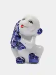 Белый статуэтка "Обезьяна"