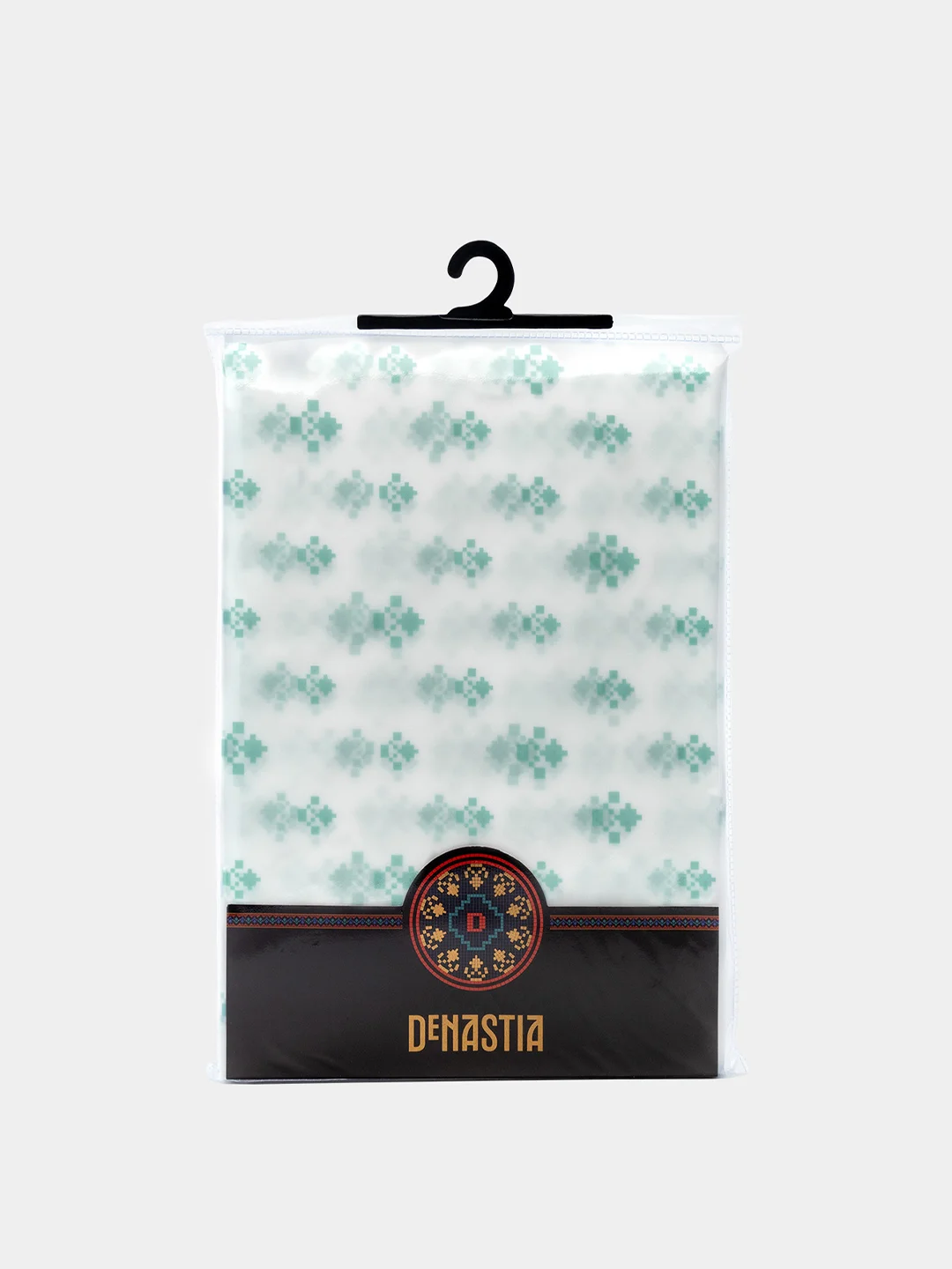 Шторка для ванной DeNASTIA 180x200 см, ПЕВА, цвет бирюзовый
