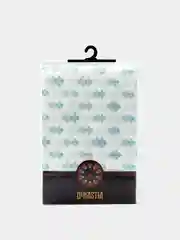 Шторка для ванной DeNASTIA 180x200 см, ПЕВА, цвет бирюзовый