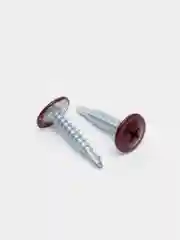 Саморезы с прессшайбой и сверлом 4,2 х 19, RAL3005 - красное вино