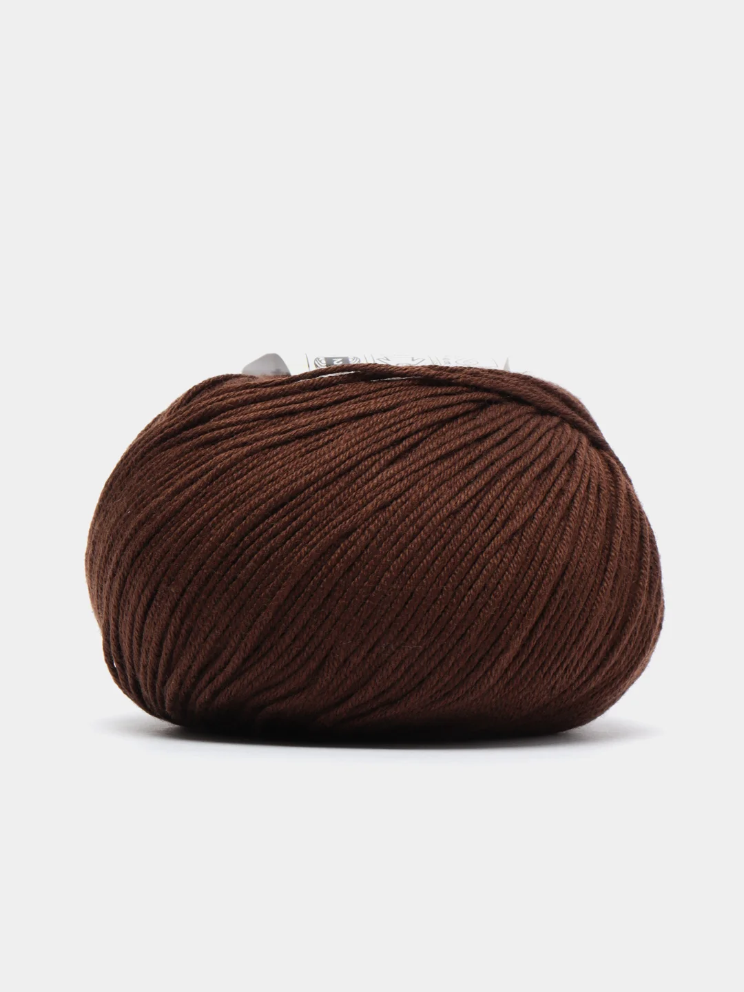 Тёмно-коричневый пряжа YarnArt Baby cotton, 50 г, 165 м, акрил и хлопок
