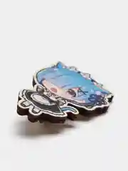 Значок деревянный по аниме "Re:Zero. Жизнь с нуля в альтернативном мире"