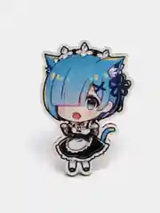Значок деревянный по аниме "Re:Zero. Жизнь с нуля в альтернативном мире"