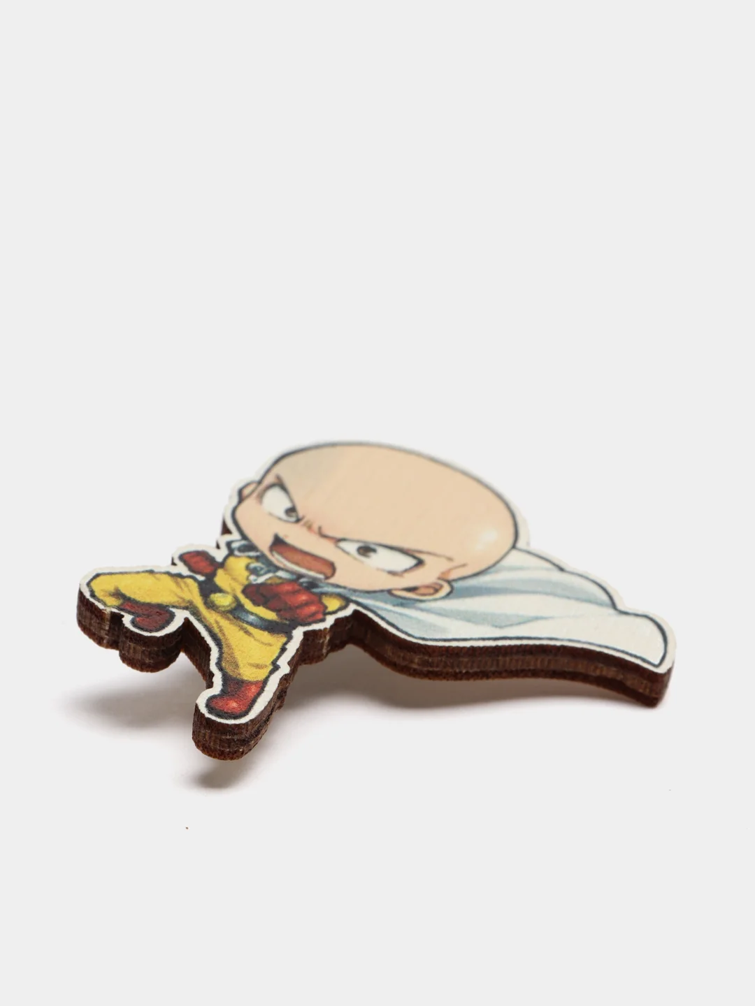 Значок деревянный по аниме "Ванпанчмен / One-Punch Man"