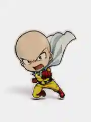 Значок деревянный по аниме "Ванпанчмен / One-Punch Man"