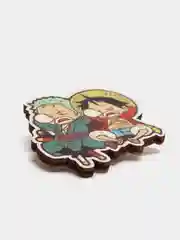 Значок деревянный по аниме "Ван-Пис / One Piece"