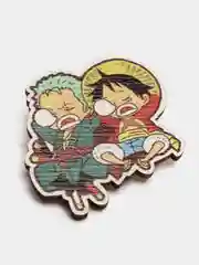 Значок деревянный по аниме "Ван-Пис / One Piece"
