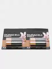 Батарейки Duracell (Дюрасел), AA пальчиковые, AAA мизинчиковые, 4 штуки