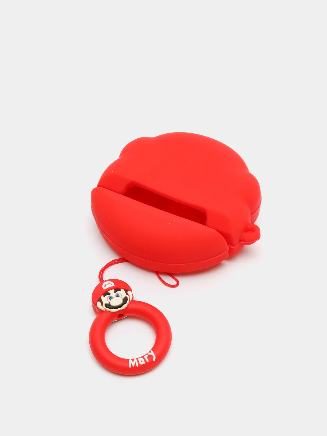 Медный чехол для беспроводных наушников AirPods 1/2, с карабином, силиконовый