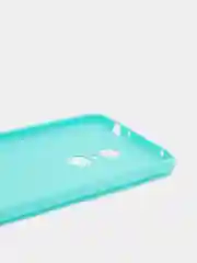 Бирюзовый чехол для Xiaomi Redmi 5 Plus (Сяоми Редми 5 Плюс), силиконовый, цветной, матовый