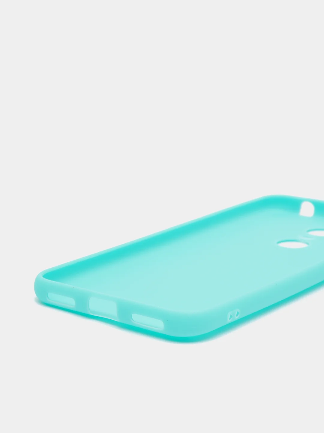 Бирюзовый чехол для Xiaomi Redmi 5 Plus (Сяоми Редми 5 Плюс), силиконовый, цветной, матовый