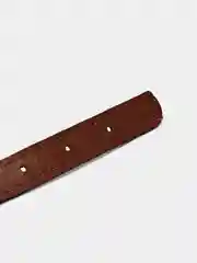 Коричневый кожаный намордник для собак