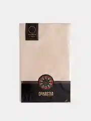 Скатерть DeNASTIA D180см, жаккард, цвет молочный (эффект потёртости)