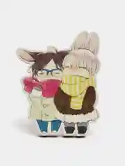 Значок деревянный по аниме "Юри на льду" (Yuri on Ice)