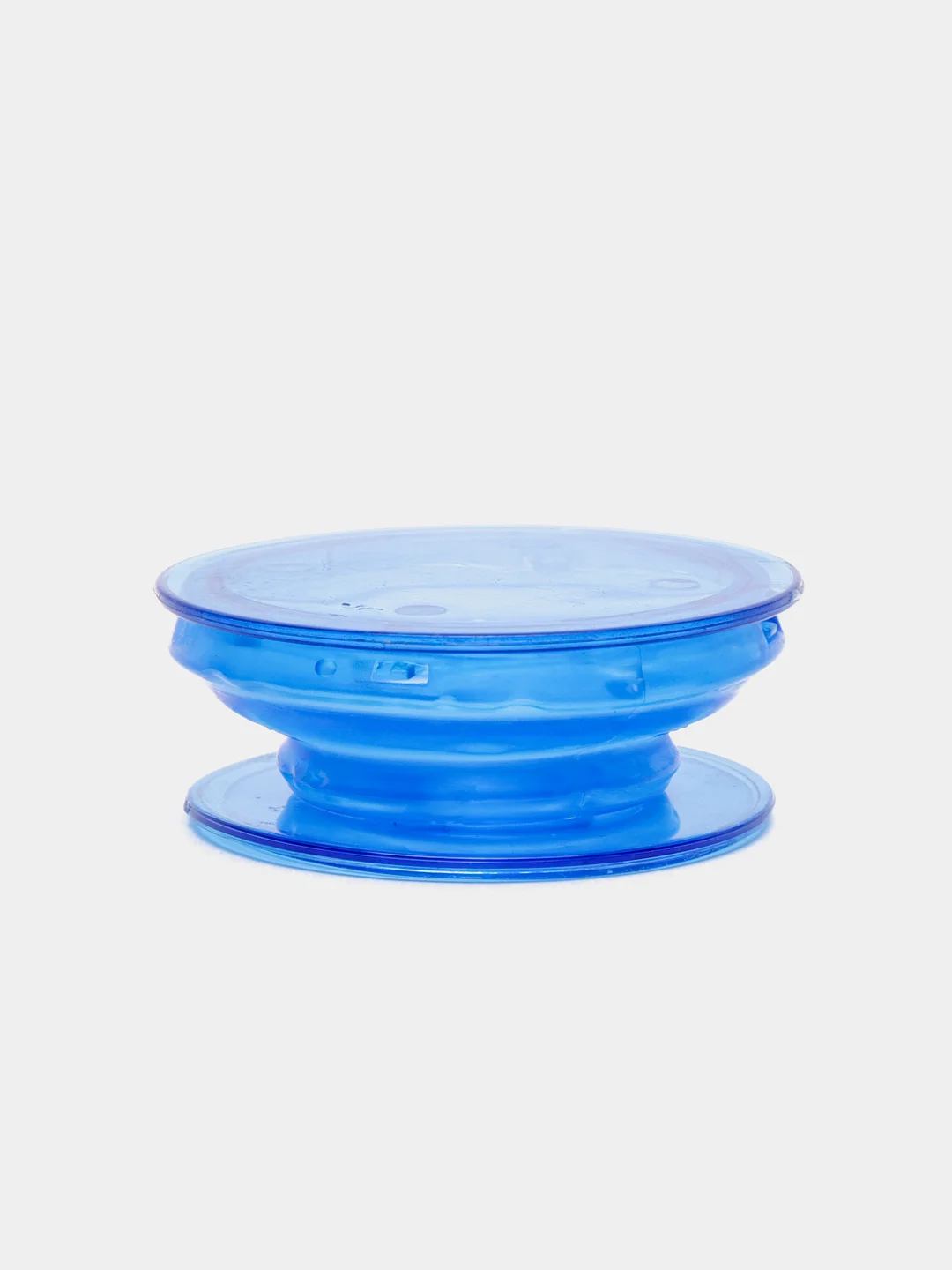 Синий держатель для телефона прозрачный Попсокет PopSocket