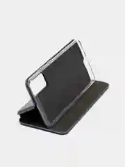 Серебряный чехол книжка для Samsung Galaxy S20 FE, S20FE с функцией подставки