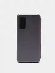 Серебряный чехол книжка для Samsung Galaxy S20 FE, S20FE с функцией подставки