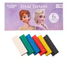 Пластилин со стеком, 90 г, 6, 12 цветов