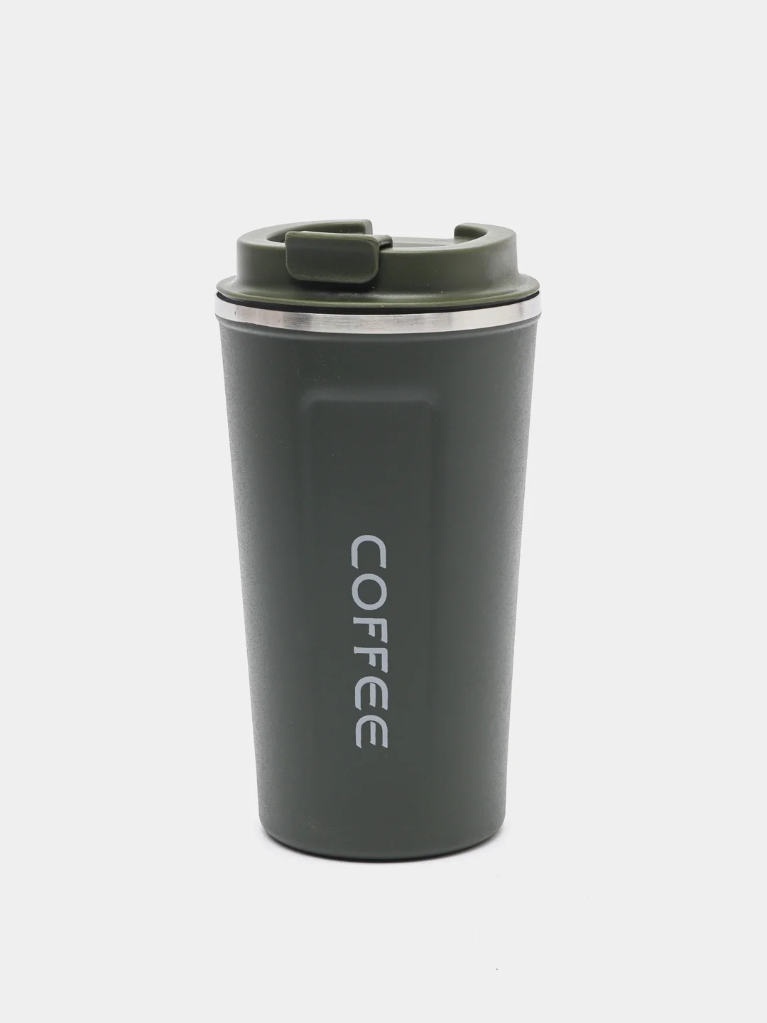 Зеленый термокружка Coffee / для кофе и чая / автомобильная / 510 мл