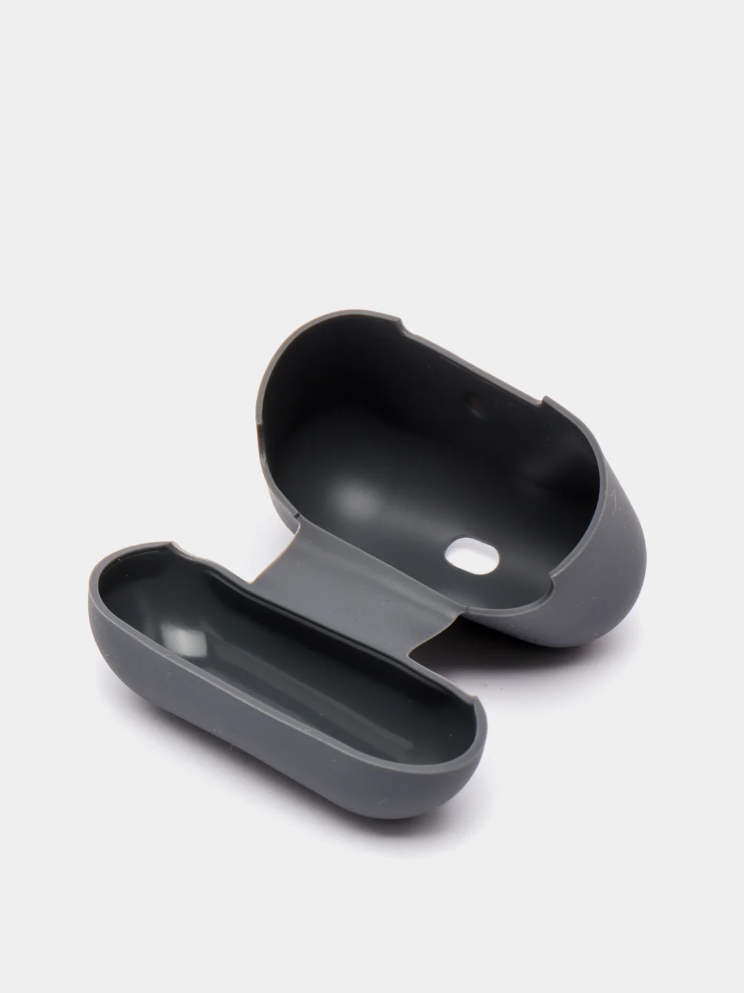 Угольный силиконовый чехол для наушников Apple Airpods Pro
