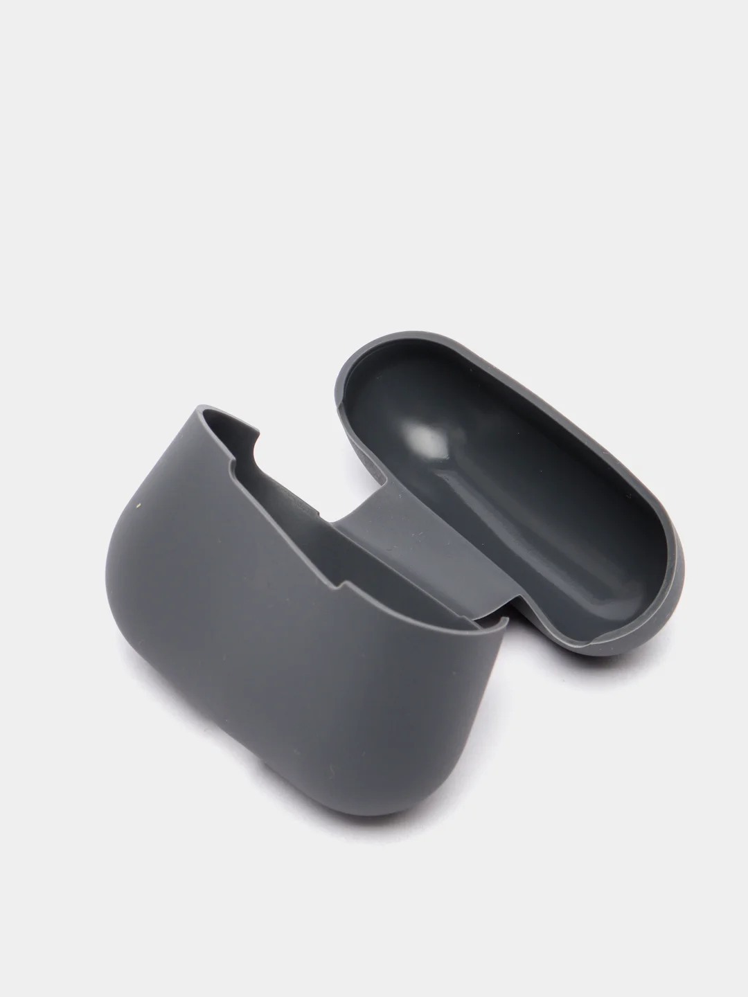 Угольный силиконовый чехол для наушников Apple Airpods Pro