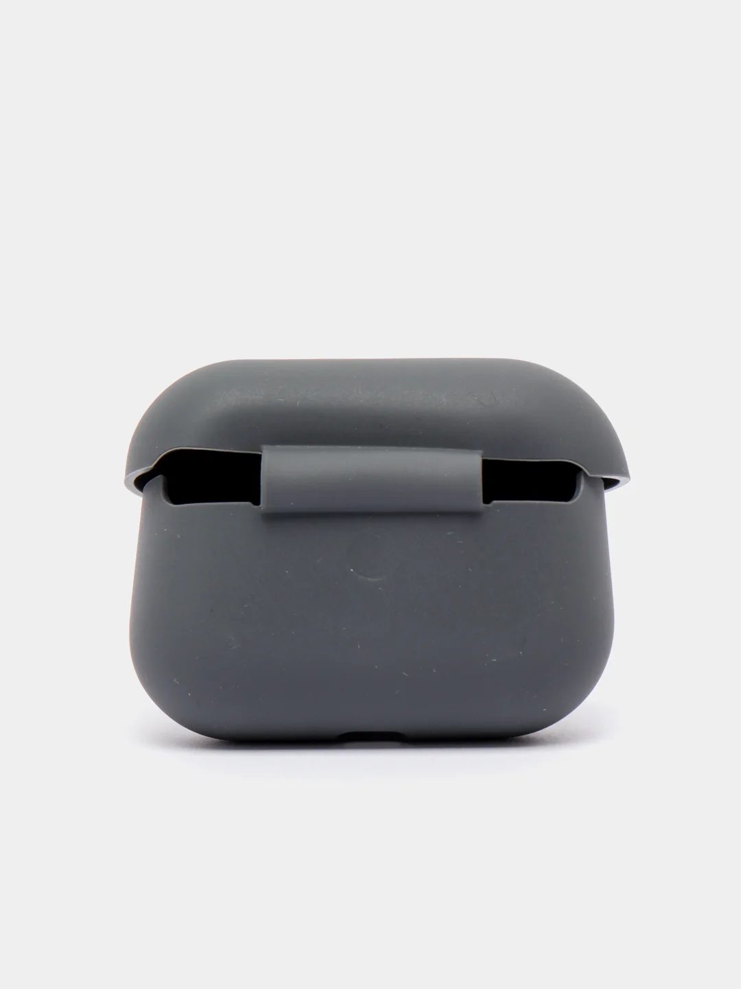 Угольный силиконовый чехол для наушников Apple Airpods Pro