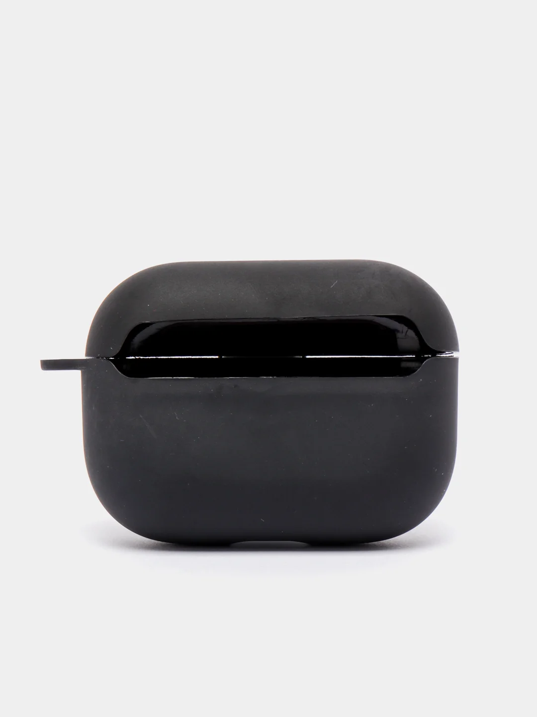 Тёмно-серый силиконовый чехол для наушников Airpods Pro с принтом Nike, Nasa (Найк, Наса))