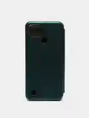 Зеленый чехол-книжка для Realme C21 / C21Y