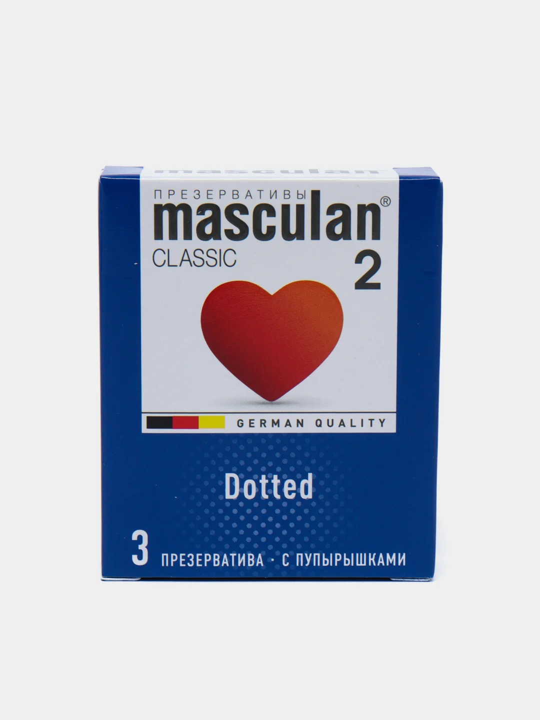 Презервативы Masculan 2 Classic с пупырышками, 3 штуки