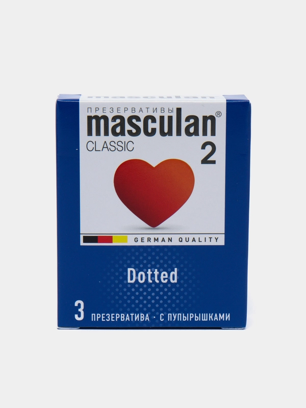Презервативы Masculan 2 Classic с пупырышками, 3 штуки