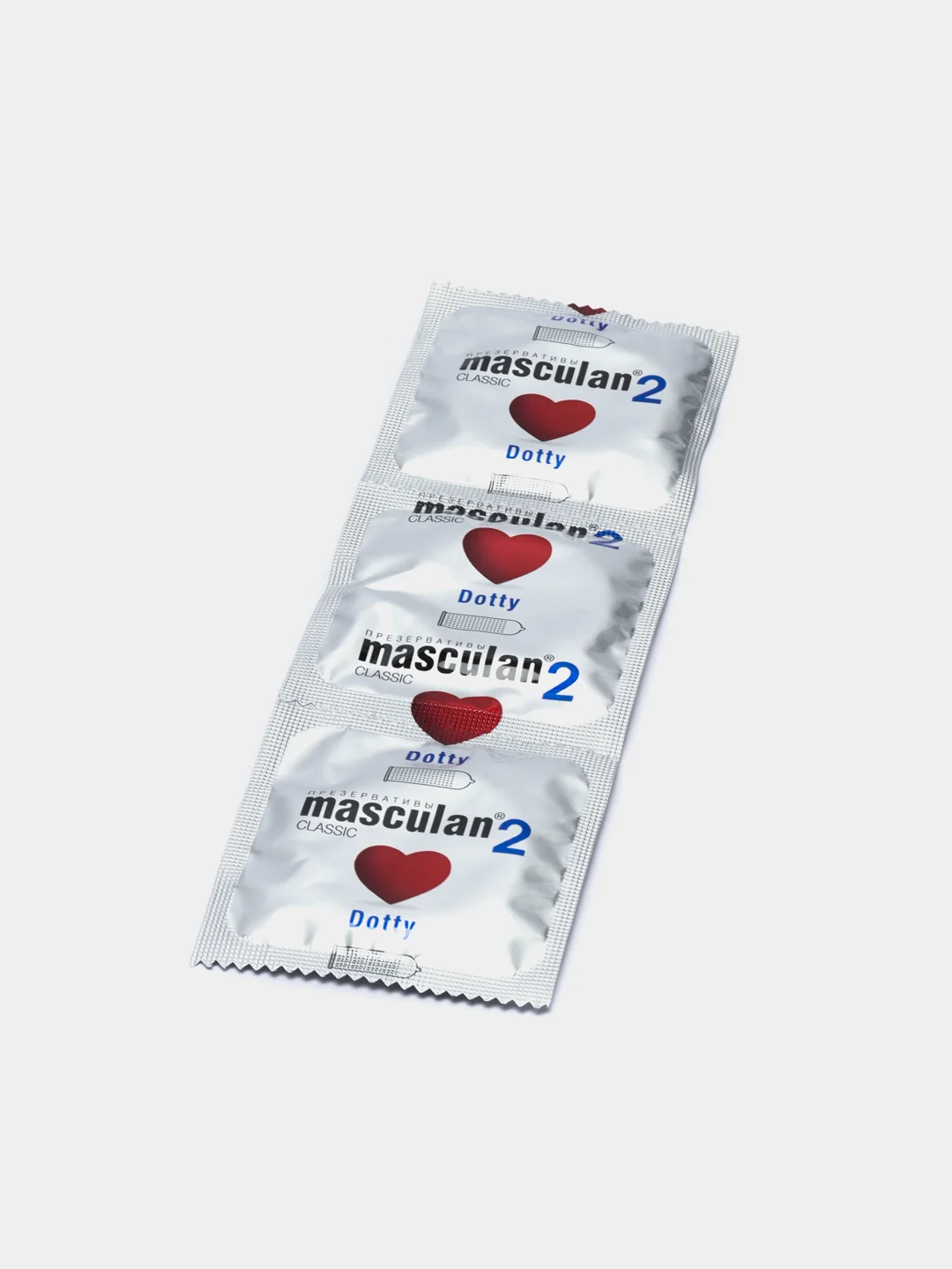 Презервативы Masculan 2 Classic с пупырышками, 3 штуки