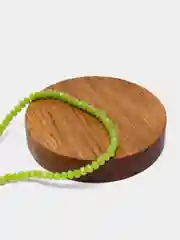 Лайм бусины с гранями, 2 мм, стеклянные, матовые