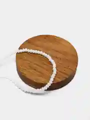 Белый бусины с гранями, 2 мм, стеклянные, матовые