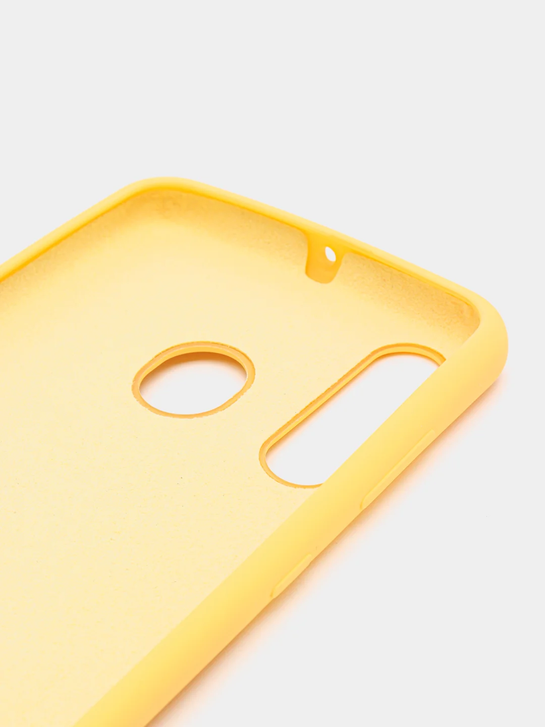 Желтый чехол силиконовый Silicone Cover Case для Samsung Galaxy A20S, A60, M40