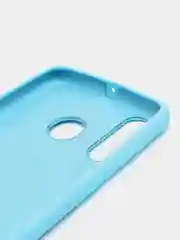 Голубой чехол силиконовый Silicone Cover Case для Samsung Galaxy A20S, A60, M40