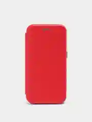 Красный чехол книжка для Samsung J1 2016, Самсунг