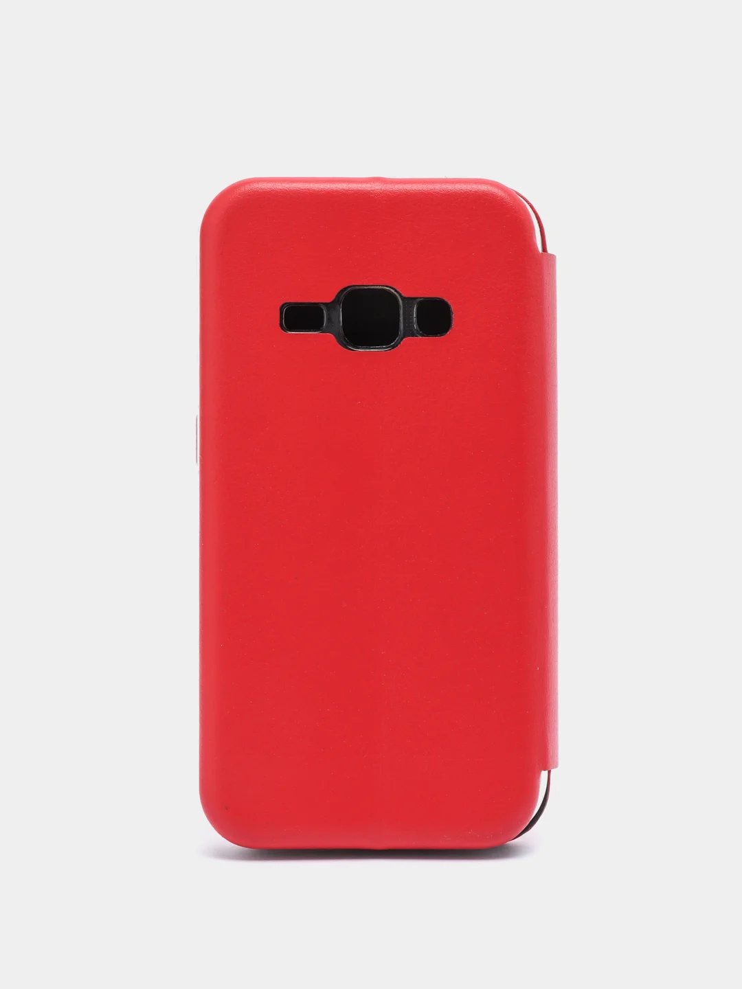 Красный чехол книжка для Samsung J1 2016, Самсунг
