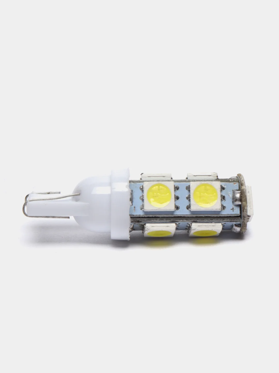 Белый светодиодные Габаритные LED лампы огни W5W T10 Лампочки габариты/огонь/салон/подсветка