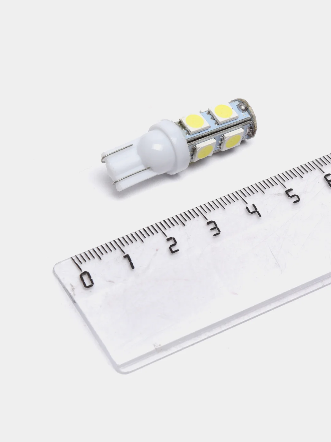 Белый светодиодные Габаритные LED лампы огни W5W T10 Лампочки габариты/огонь/салон/подсветка