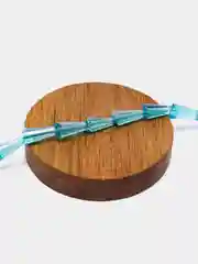 Бирюзовый бусины стеклянные, форма конус, с АВ-эффектом