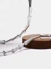 Прозрачный бусины стеклянные, форма конус